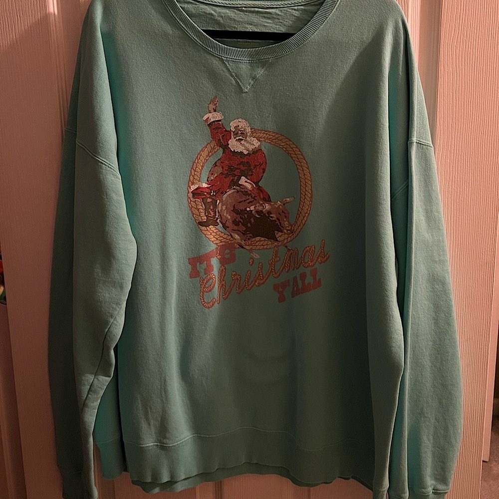 Living Fully Mallory Ervin Christmas Sweater “It’s Christmas Y’all” 2XL